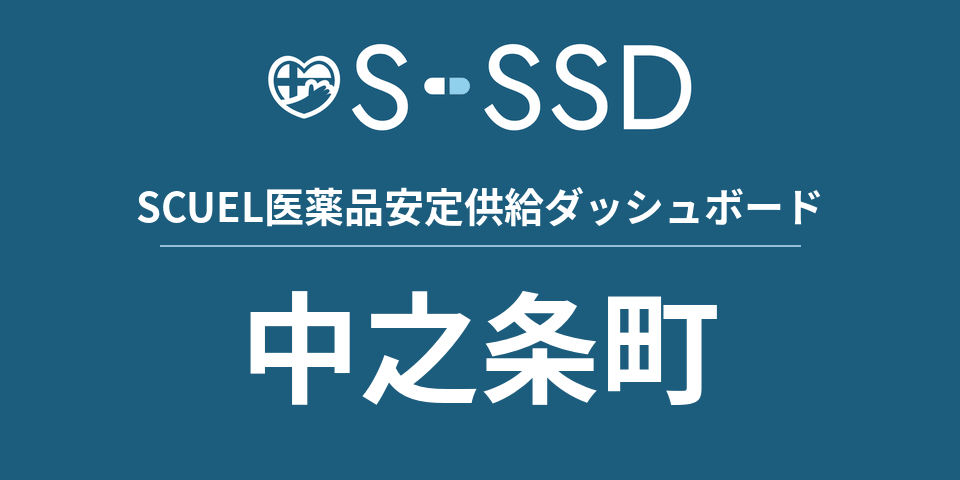中之条町の医療・医薬品データ｜SCUEL医薬品安定供給ダッシュボード