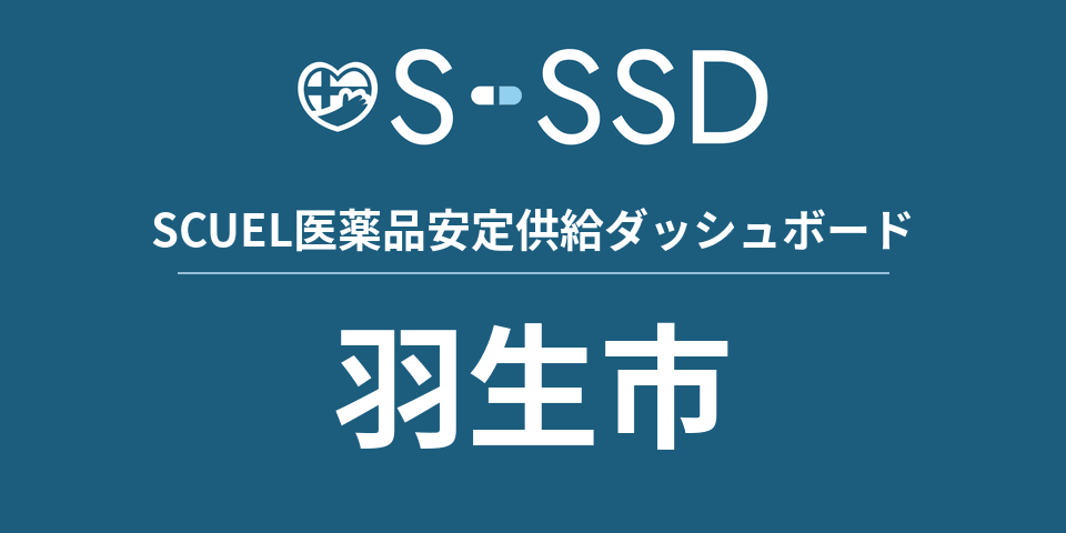 羽生市の医療・医薬品データ｜SCUEL医薬品安定供給ダッシュボード