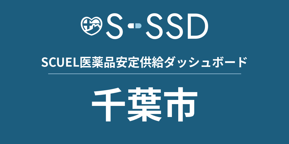 千葉市の医療・医薬品データ｜SCUEL医薬品安定供給ダッシュボード