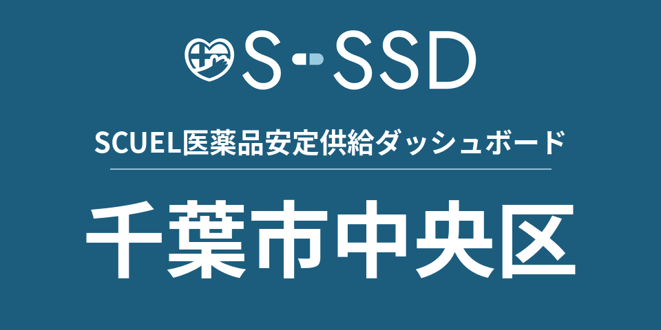 千葉市中央区の医療・医薬品データ｜SCUEL医薬品安定供給ダッシュボード