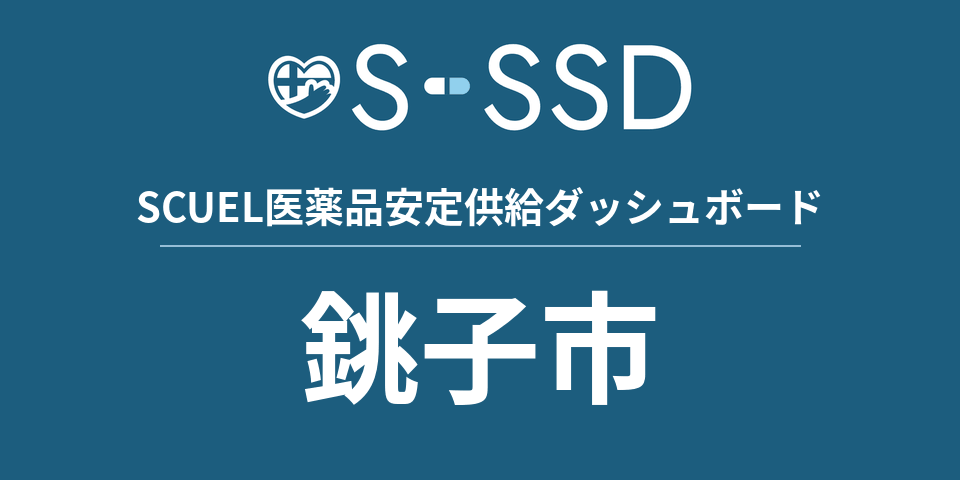 銚子市の医療・医薬品データ｜SCUEL医薬品安定供給ダッシュボード
