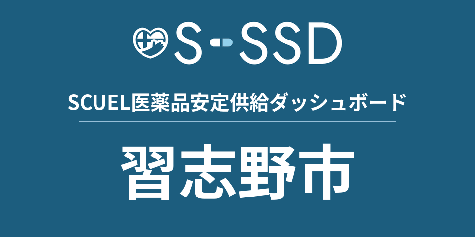 習志野市の医療・医薬品データ｜SCUEL医薬品安定供給ダッシュボード