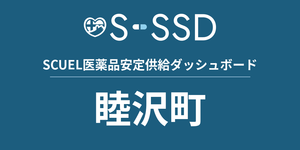 睦沢町の医療・医薬品データ｜SCUEL医薬品安定供給ダッシュボード
