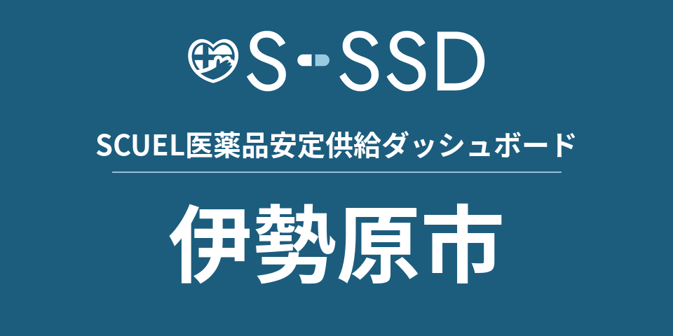 伊勢原市の医療・医薬品データ｜SCUEL医薬品安定供給ダッシュボード