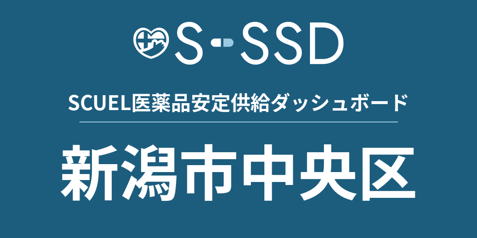 新潟市中央区の医療・医薬品データ｜SCUEL医薬品安定供給ダッシュボード