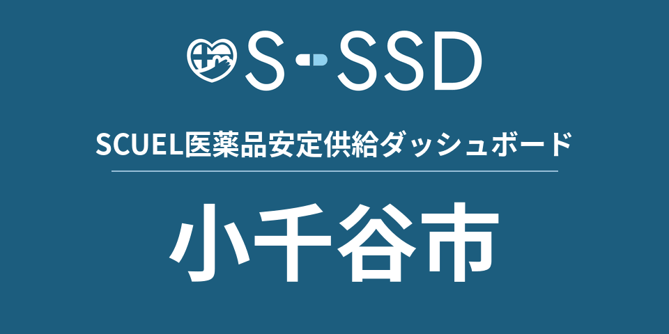 小千谷市の医療・医薬品データ｜SCUEL医薬品安定供給ダッシュボード