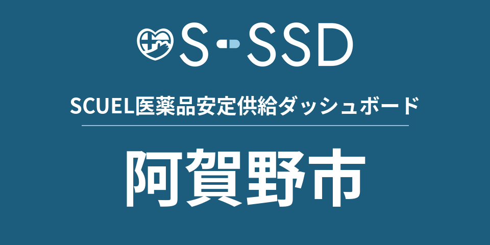 阿賀野市の医療・医薬品データ｜SCUEL医薬品安定供給ダッシュボード