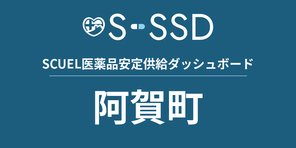 阿賀町の医療・医薬品データ｜SCUEL医薬品安定供給ダッシュボード