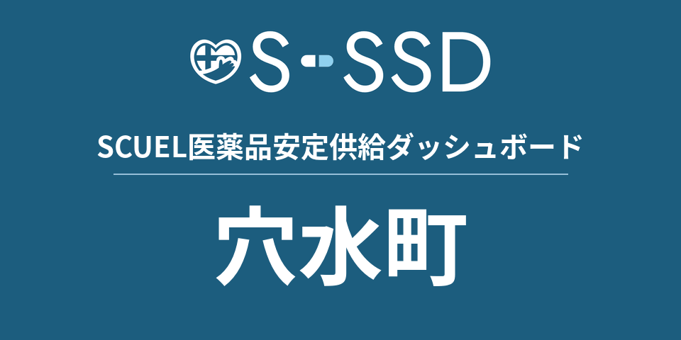 穴水町の医療・医薬品データ｜SCUEL医薬品安定供給ダッシュボード