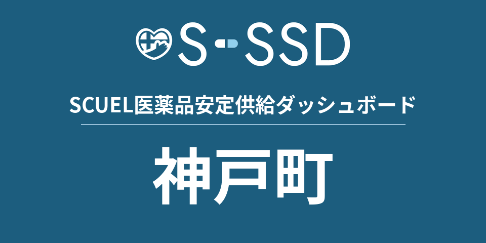 神戸町の医療・医薬品データ｜SCUEL医薬品安定供給ダッシュボード