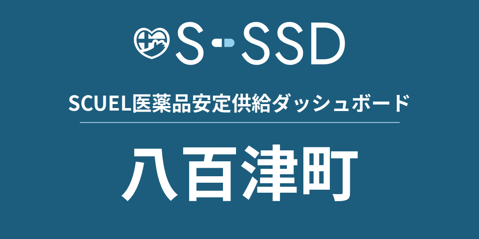 八百津町の医療・医薬品データ｜SCUEL医薬品安定供給ダッシュボード