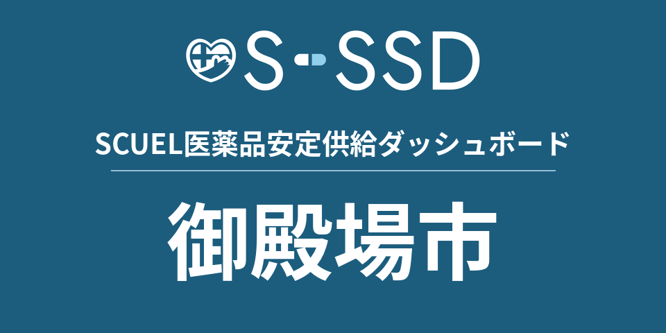 御殿場市の医療・医薬品データ｜SCUEL医薬品安定供給ダッシュボード