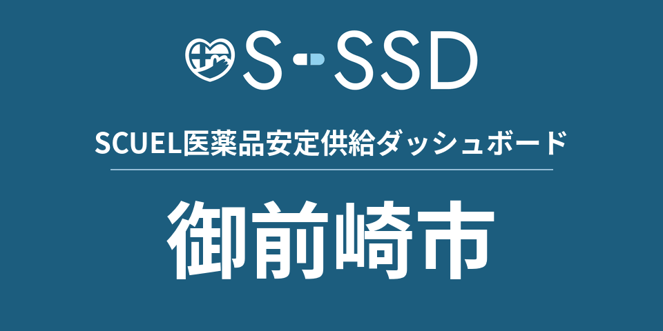 御前崎市の医療・医薬品データ｜SCUEL医薬品安定供給ダッシュボード