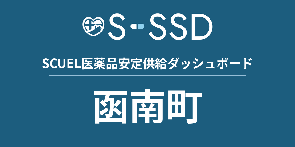 函南町の医療・医薬品データ｜SCUEL医薬品安定供給ダッシュボード