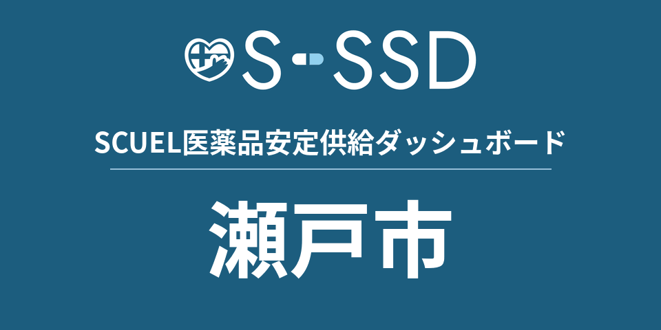 瀬戸市の医療・医薬品データ｜SCUEL医薬品安定供給ダッシュボード