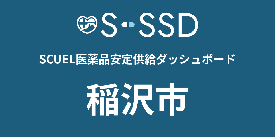 稲沢市の医療・医薬品データ｜SCUEL医薬品安定供給ダッシュボード