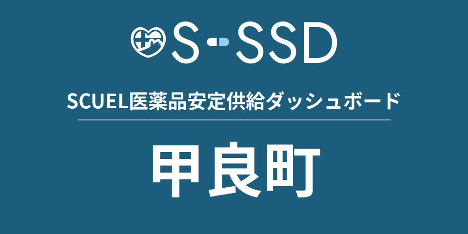 甲良町の医療・医薬品データ｜SCUEL医薬品安定供給ダッシュボード