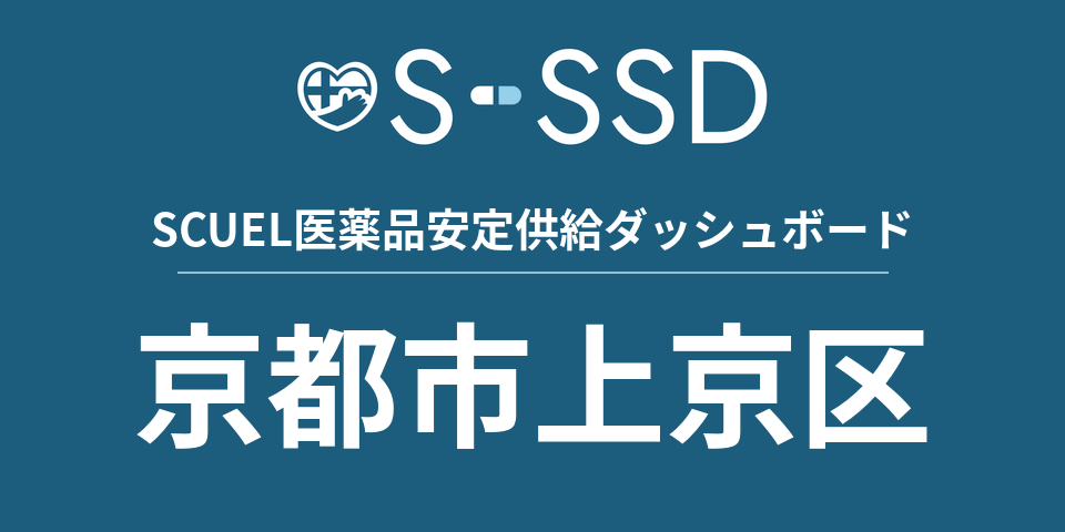京都市上京区の医療・医薬品データ｜SCUEL医薬品安定供給ダッシュボード