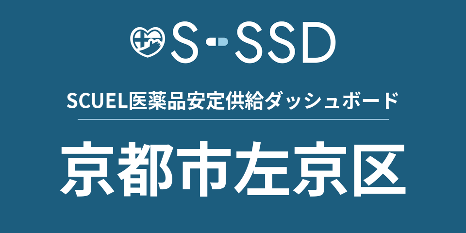 京都市左京区の医療・医薬品データ｜SCUEL医薬品安定供給ダッシュボード