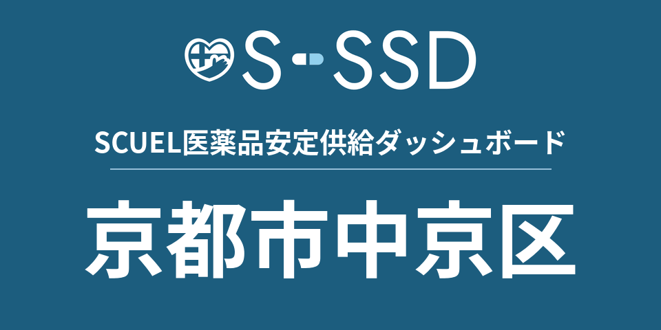 京都市中京区の医療・医薬品データ｜SCUEL医薬品安定供給ダッシュボード