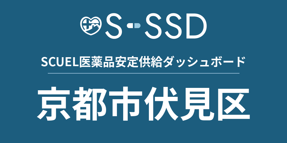 京都市伏見区の医療・医薬品データ｜SCUEL医薬品安定供給ダッシュボード