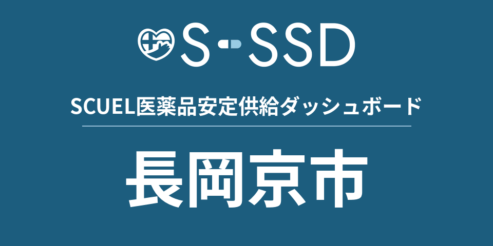 長岡京市の医療・医薬品データ｜SCUEL医薬品安定供給ダッシュボード