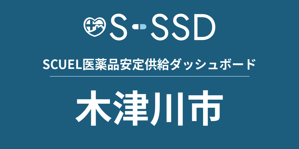 木津川市の医療・医薬品データ｜SCUEL医薬品安定供給ダッシュボード