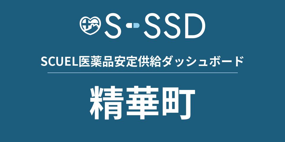 精華町の医療・医薬品データ｜SCUEL医薬品安定供給ダッシュボード