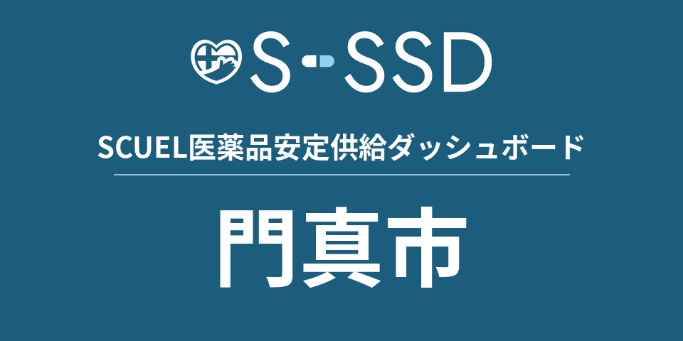 門真市の医療・医薬品データ｜SCUEL医薬品安定供給ダッシュボード