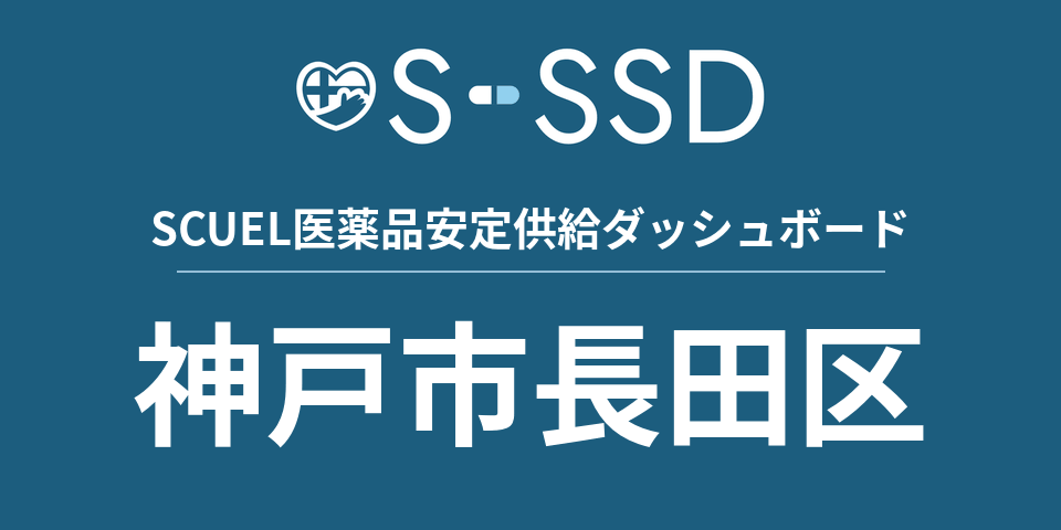 神戸市長田区の医療・医薬品データ｜SCUEL医薬品安定供給ダッシュボード