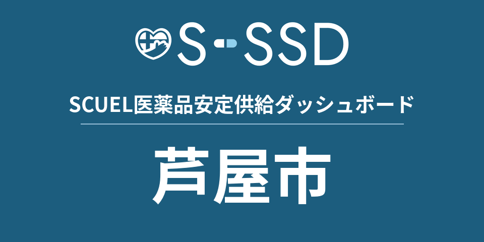 芦屋市の医療・医薬品データ｜SCUEL医薬品安定供給ダッシュボード