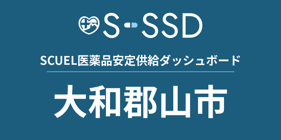 大和郡山市の医療・医薬品データ｜SCUEL医薬品安定供給ダッシュボード