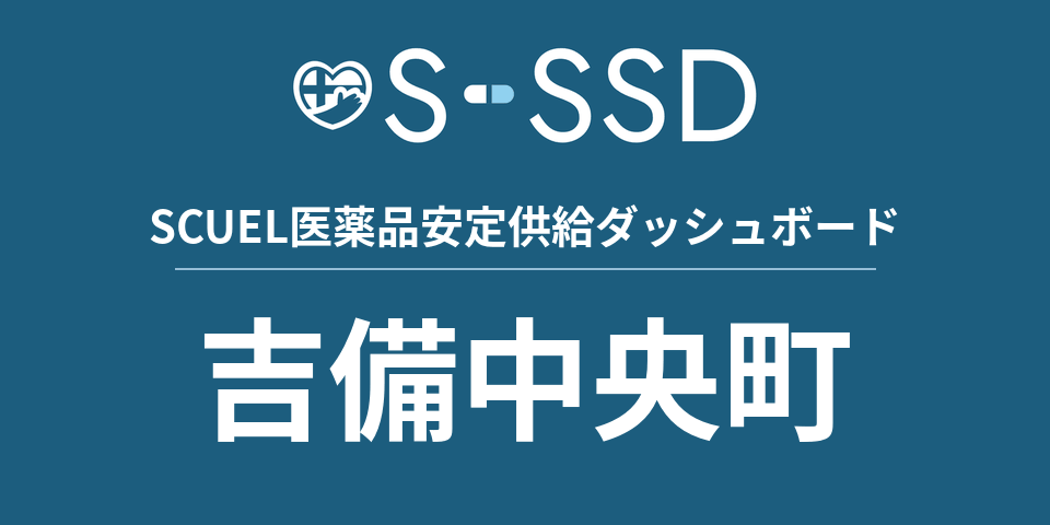 吉備中央町の医療・医薬品データ｜SCUEL医薬品安定供給ダッシュボード