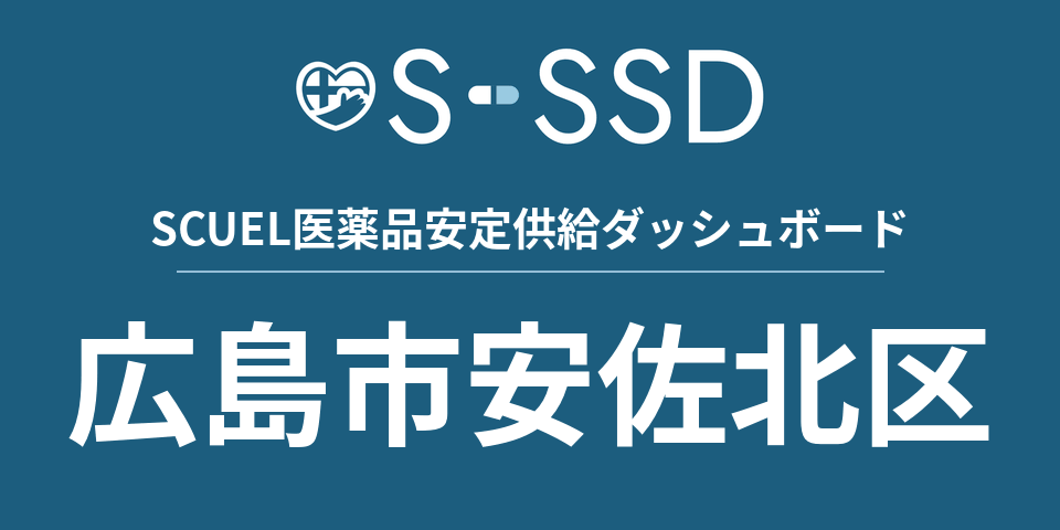 広島市安佐北区の医療・医薬品データ｜SCUEL医薬品安定供給ダッシュボード