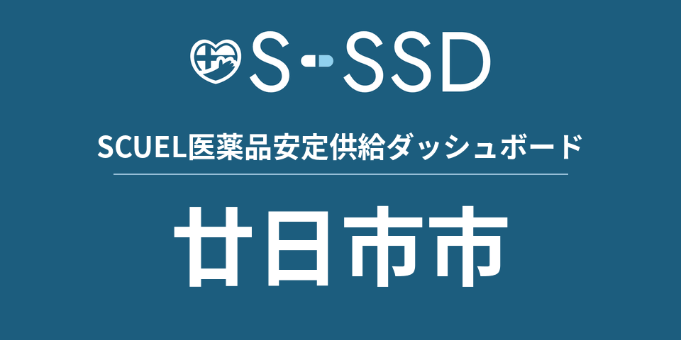 廿日市市の医療・医薬品データ｜SCUEL医薬品安定供給ダッシュボード