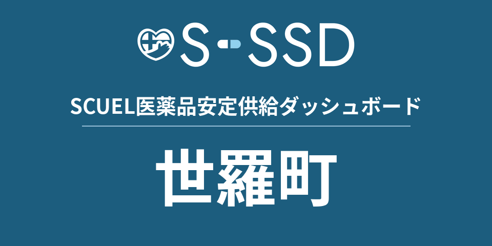 世羅町の医療・医薬品データ｜SCUEL医薬品安定供給ダッシュボード