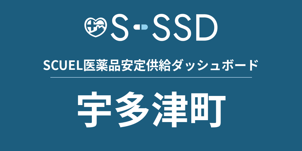 宇多津町の医療・医薬品データ｜SCUEL医薬品安定供給ダッシュボード