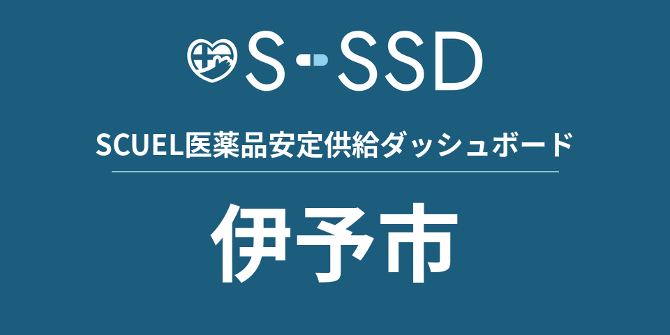 伊予市の医療・医薬品データ｜SCUEL医薬品安定供給ダッシュボード