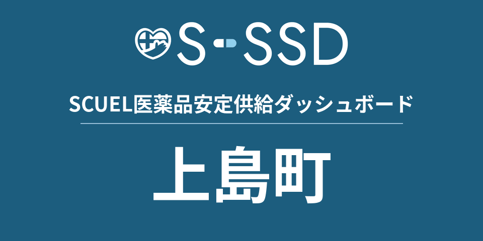 上島町の医療・医薬品データ｜SCUEL医薬品安定供給ダッシュボード