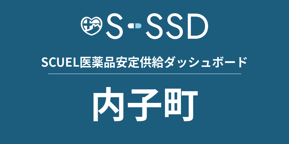 内子町の医療・医薬品データ｜SCUEL医薬品安定供給ダッシュボード