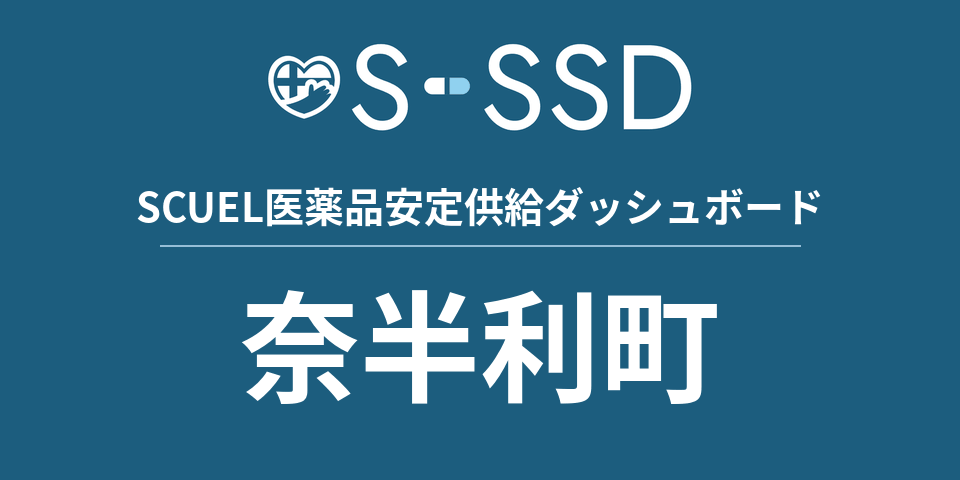 奈半利町の医療・医薬品データ｜SCUEL医薬品安定供給ダッシュボード