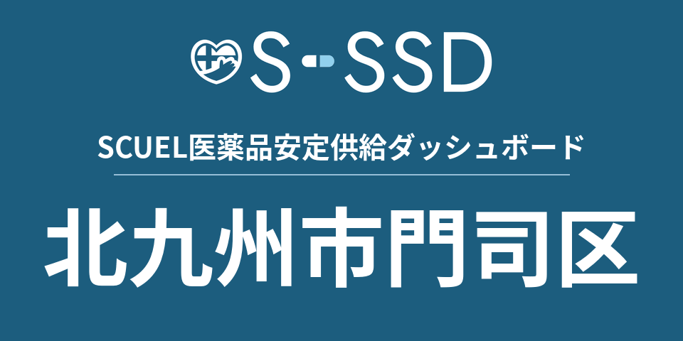 北九州市門司区の医療・医薬品データ｜SCUEL医薬品安定供給ダッシュボード