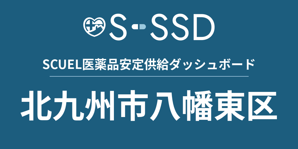 北九州市八幡東区の医療・医薬品データ｜SCUEL医薬品安定供給ダッシュボード