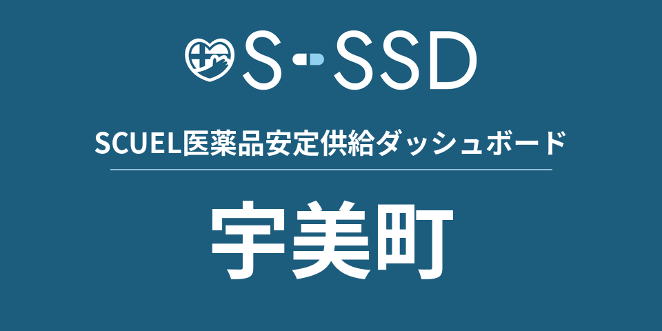 宇美町の医療・医薬品データ｜SCUEL医薬品安定供給ダッシュボード