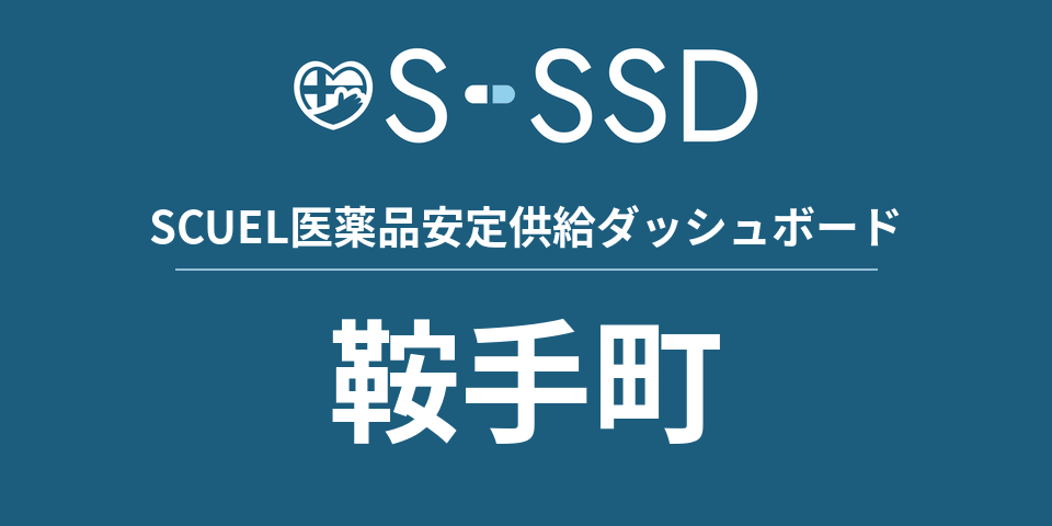 鞍手町の医療・医薬品データ｜SCUEL医薬品安定供給ダッシュボード