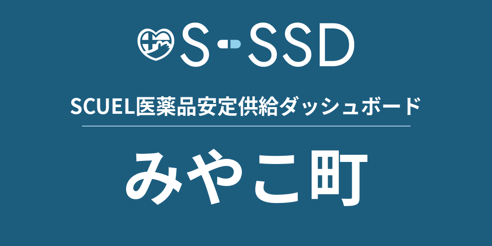 みやこ町の医療・医薬品データ｜SCUEL医薬品安定供給ダッシュボード