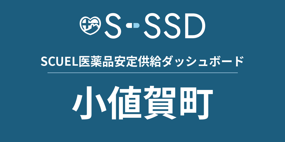 小値賀町の医療・医薬品データ｜SCUEL医薬品安定供給ダッシュボード