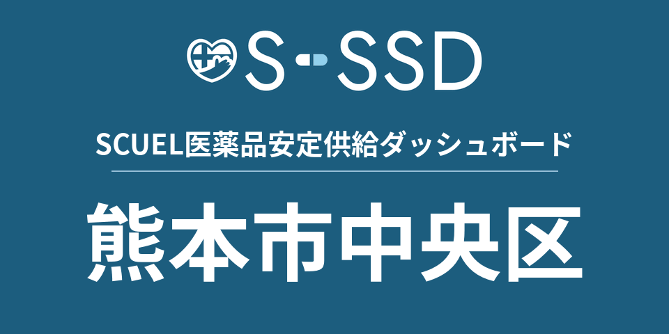 熊本市中央区の医療・医薬品データ｜SCUEL医薬品安定供給ダッシュボード