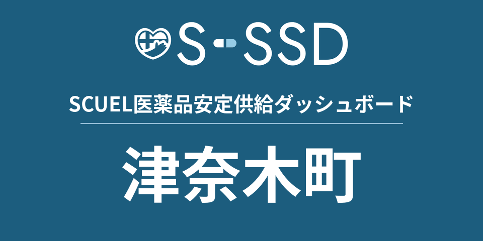 津奈木町の医療・医薬品データ｜SCUEL医薬品安定供給ダッシュボード