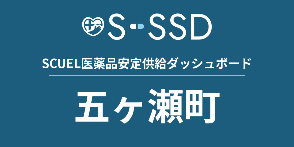 五ヶ瀬町の医療・医薬品データ｜SCUEL医薬品安定供給ダッシュボード